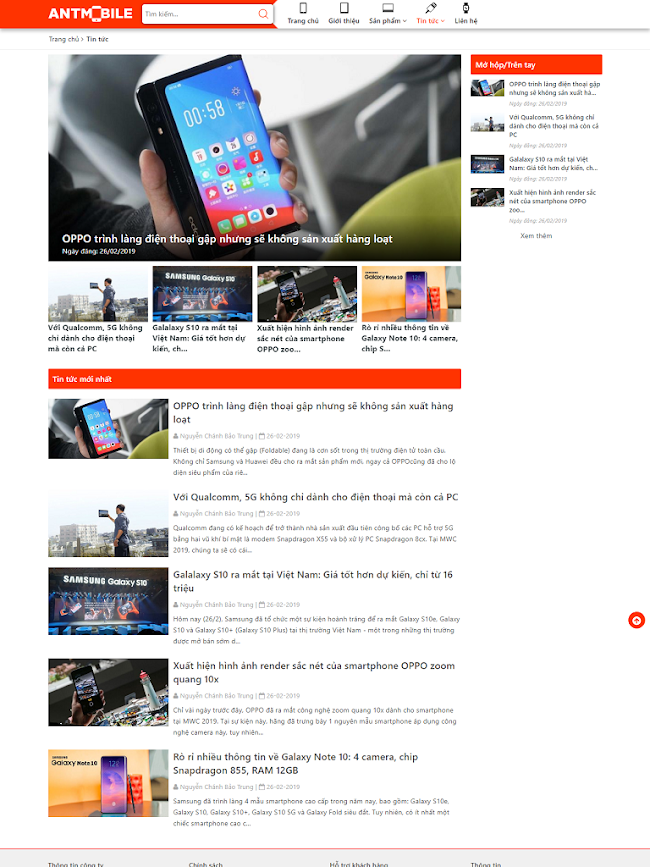 Template blogspot bán điện thoại chuẩn đẹp